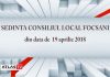 SEDINTA CONSILIUL LOCAL FOCSANI 19 04 2018