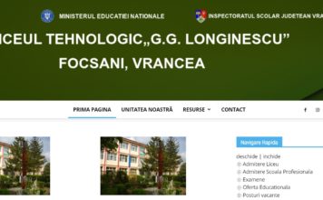 Liceul Tehnologic „G.G. Longinescu” | Focșani